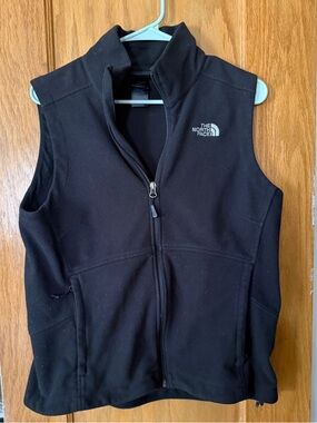 The North Face Black Fleece Vest Size Large